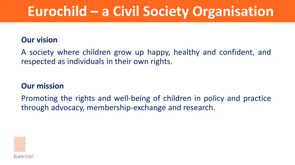 eurochild a civil society organisation