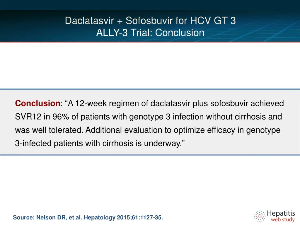 daclatasvir sofosbuvir for hcv gt 3 ally 3 trial 7