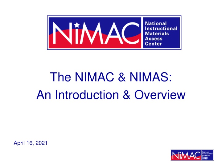 the nimac nimas an introduction overview