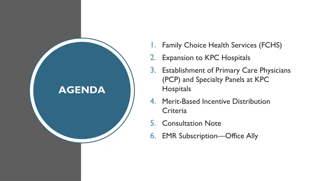 1 family choice health services fchs 2 expansion