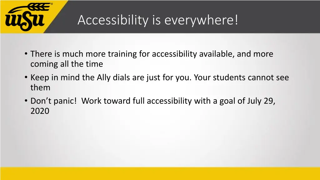 accessibility is everywhere