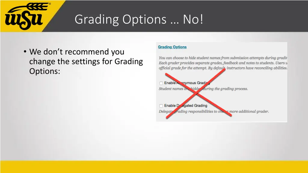 grading options no