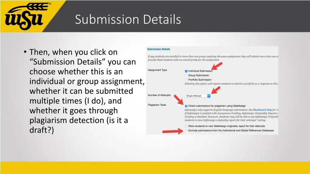 submission details