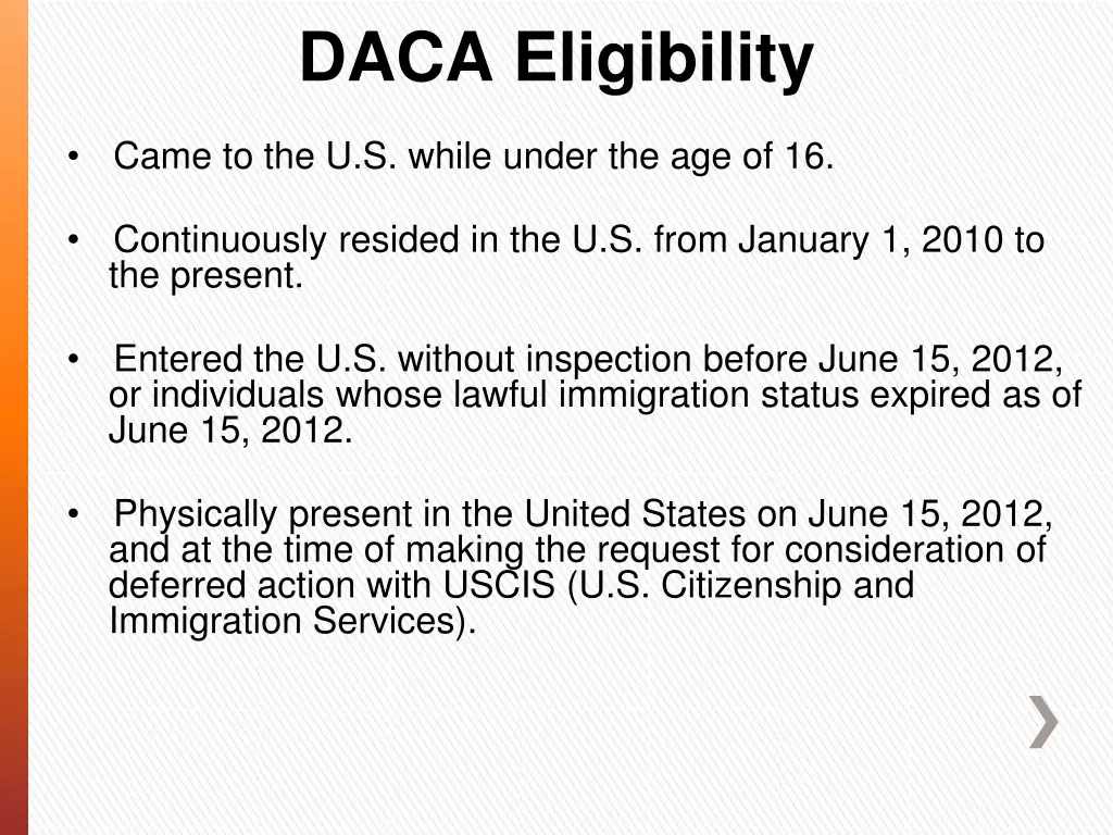 daca eligibility