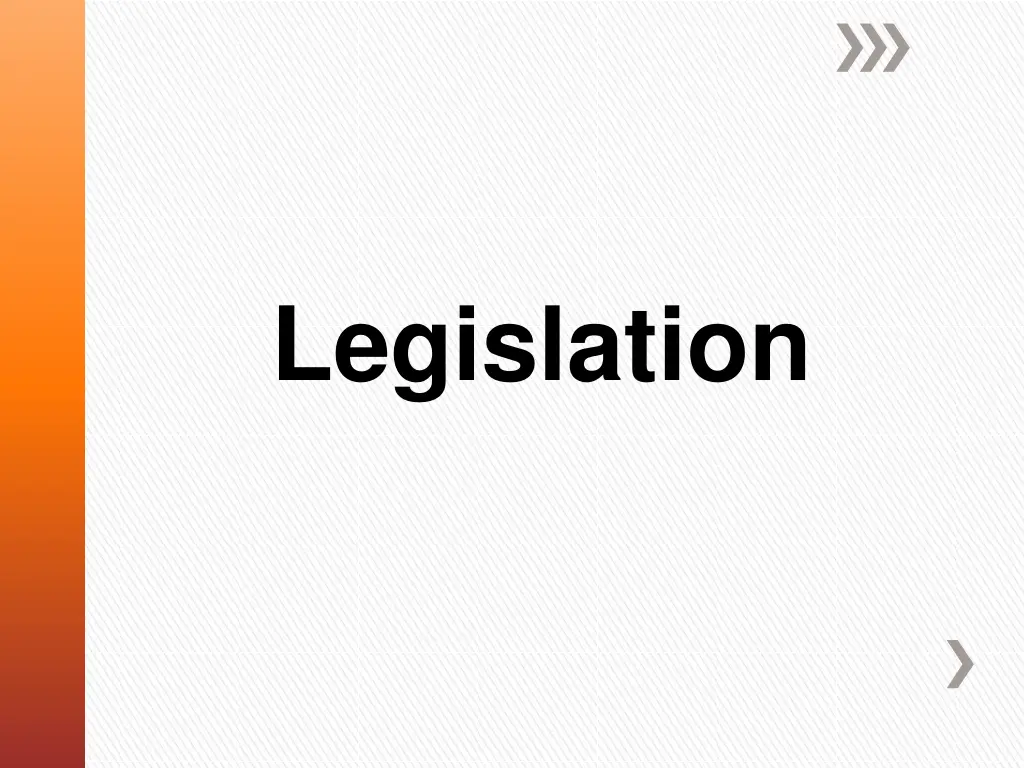 legislation