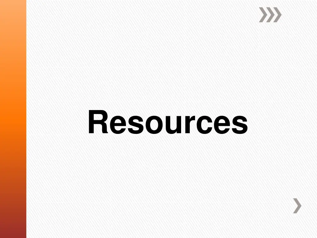 resources