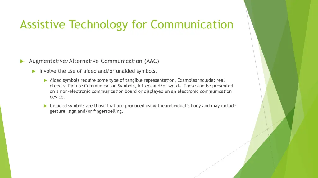 assistive technology for communication