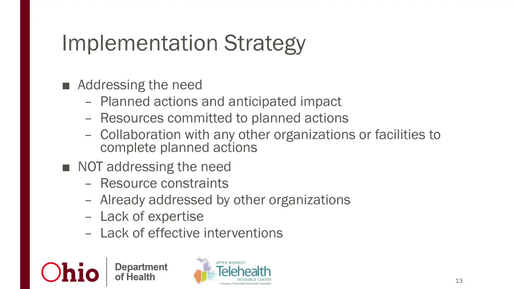 implementation strategy