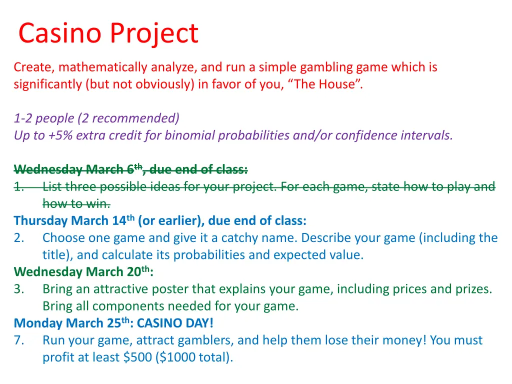 casino project