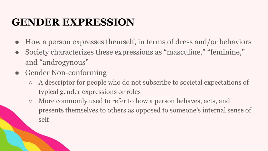 gender expression