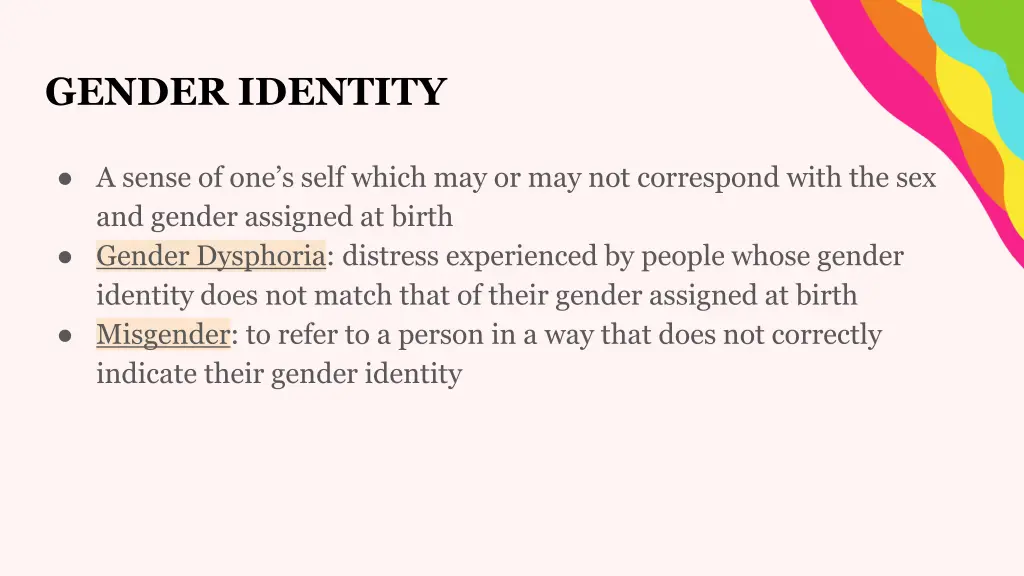 gender identity