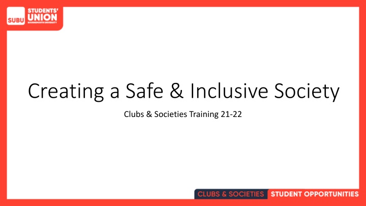 creating a safe inclusive society