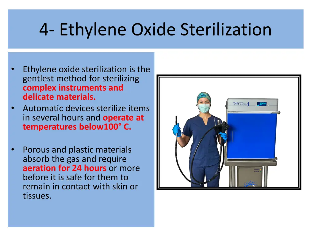 4 ethylene oxide sterilization