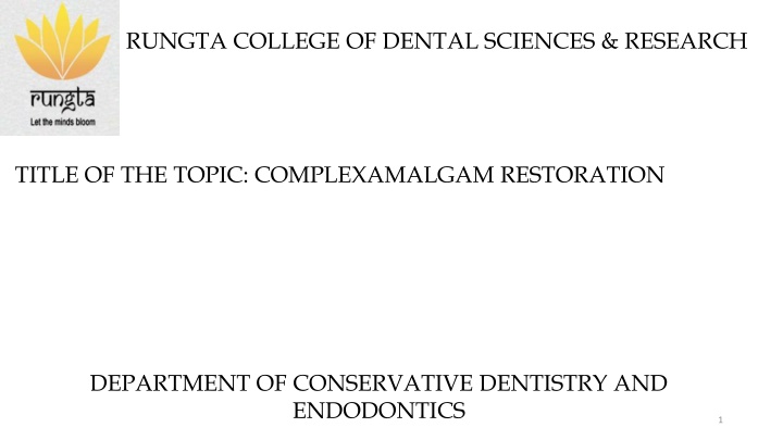 rungta college of dental sciences research