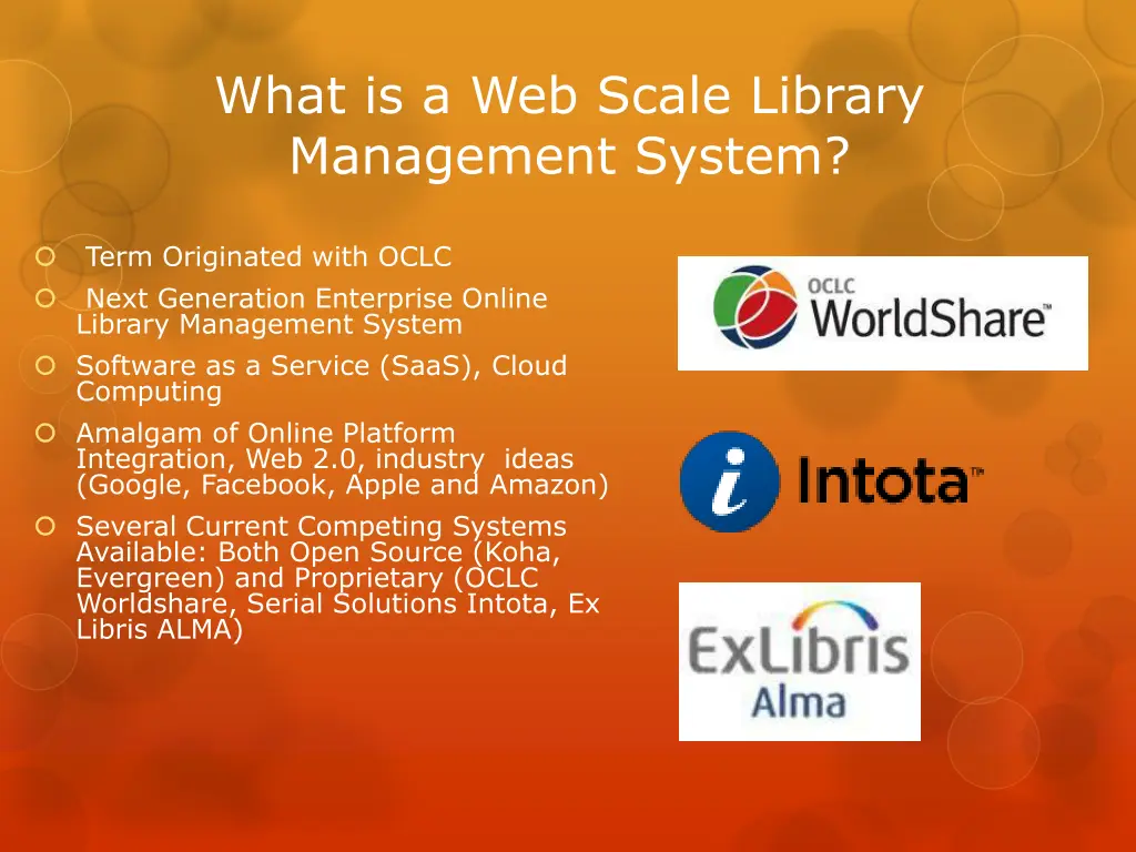 what is a web scale library management system