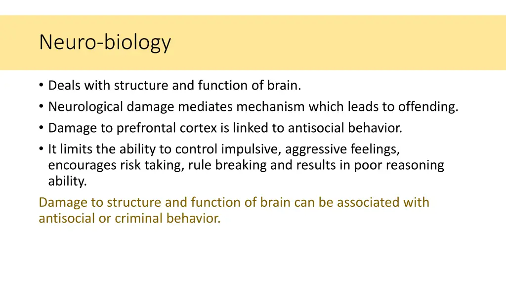 neuro biology