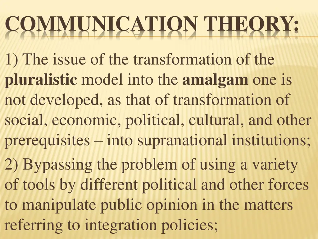 communication theory 7