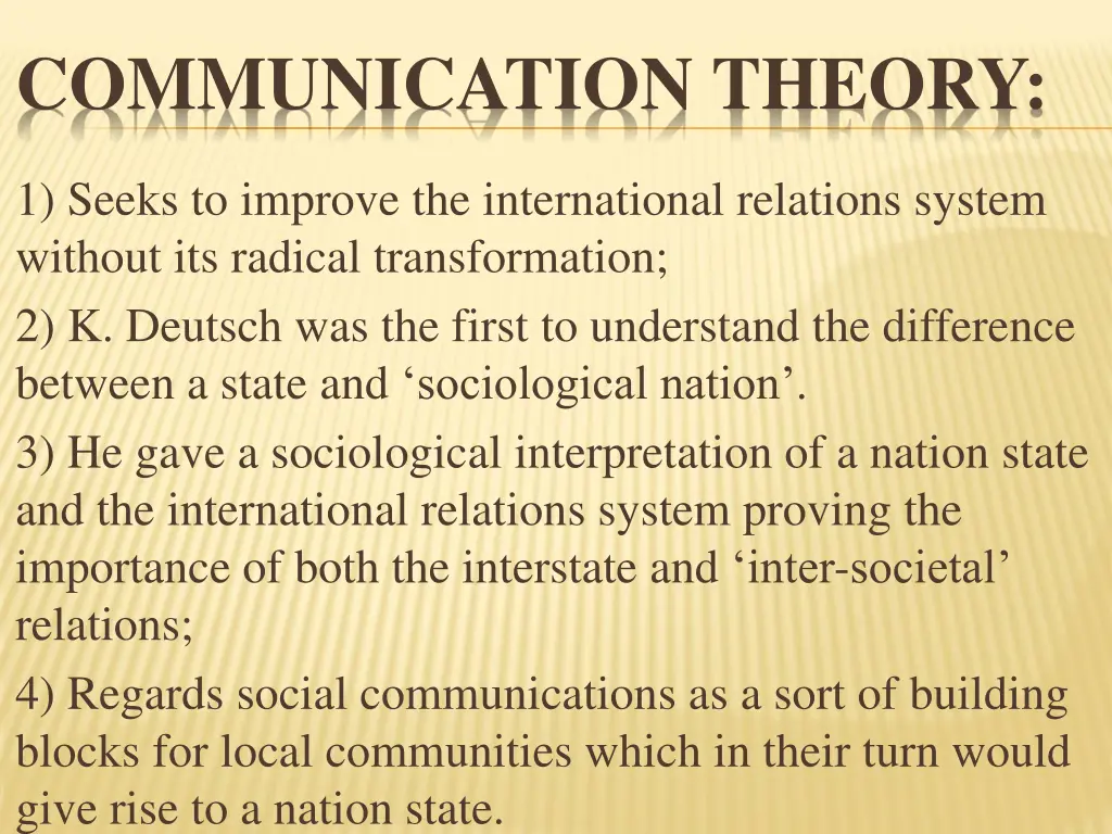 communication theory