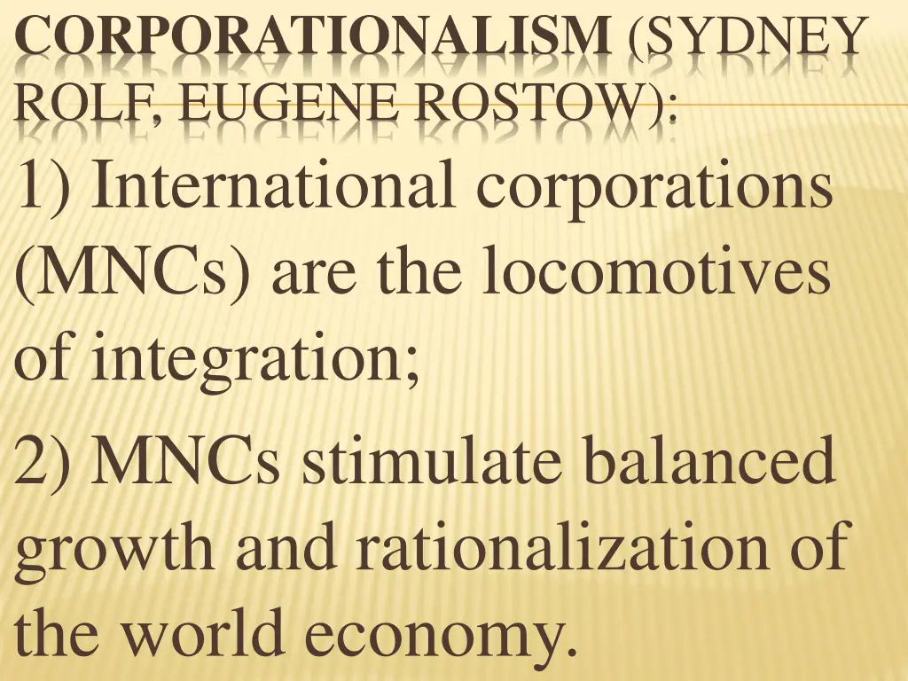 corporationalism sydney rolf eugene rostow