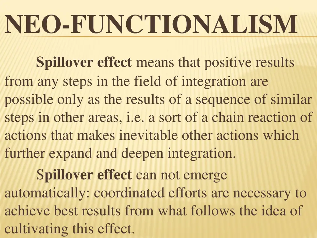 neo functionalism 4