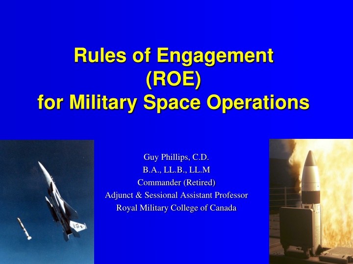 rules of engagement roe for military space