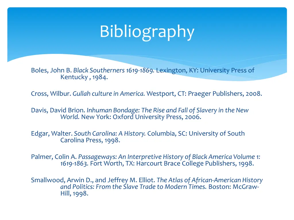 bibliography