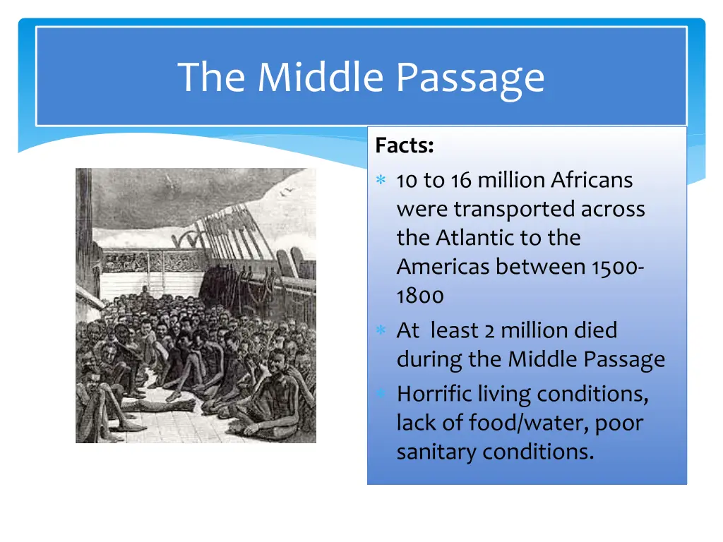 the middle passage