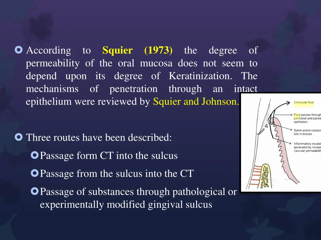 according to squier 1973 the degree