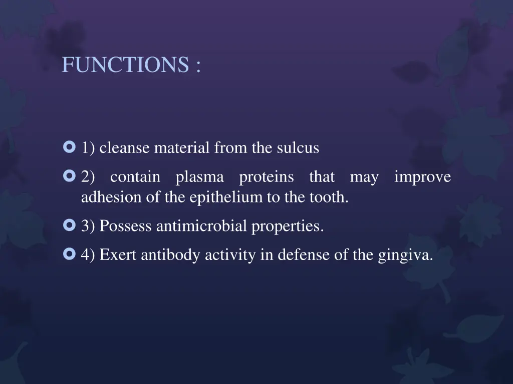 functions