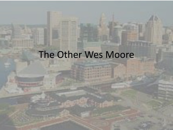 the other wes moore