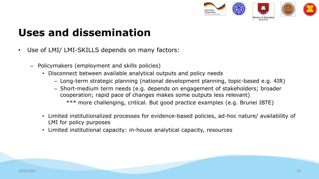 uses and dissemination