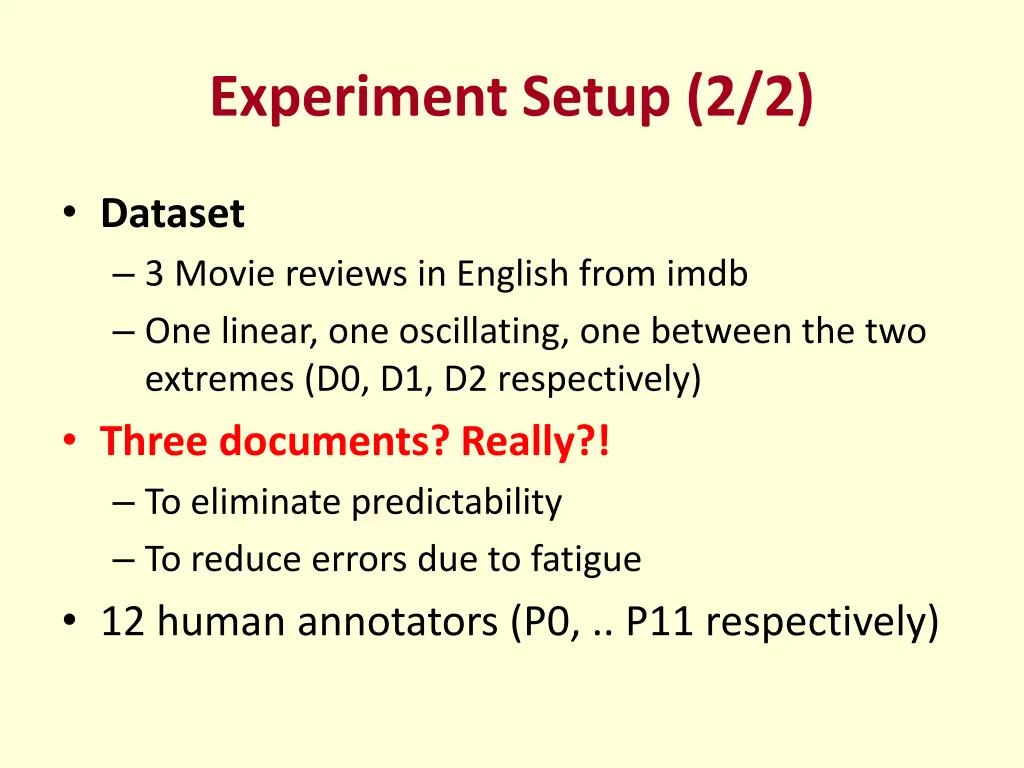 experiment setup 2 2