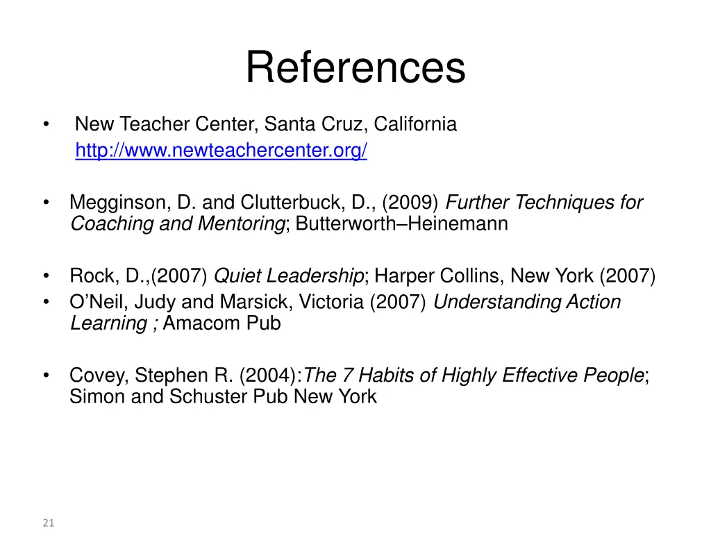 references