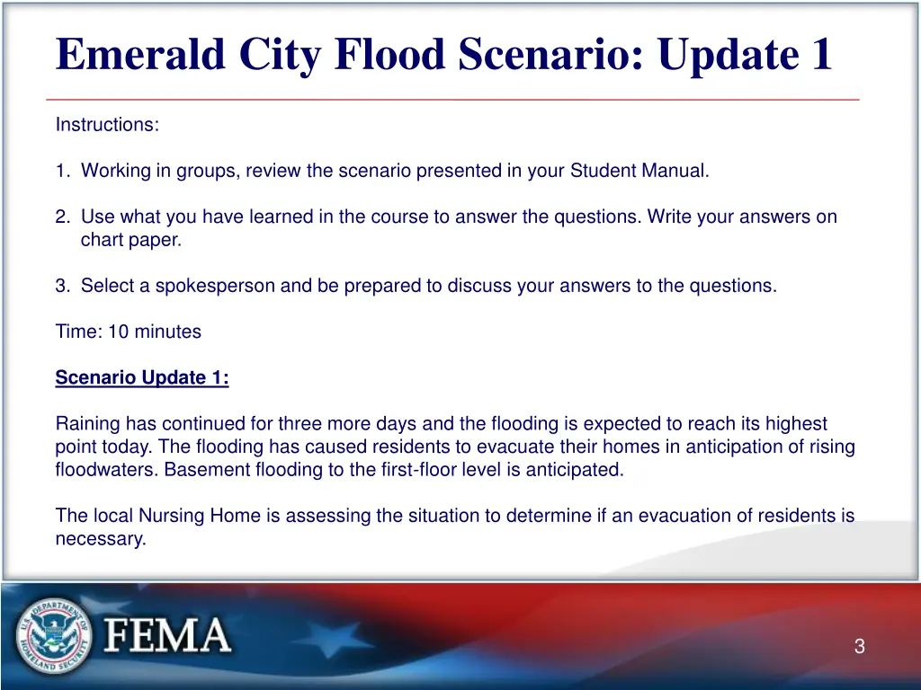 emerald city flood scenario update 1