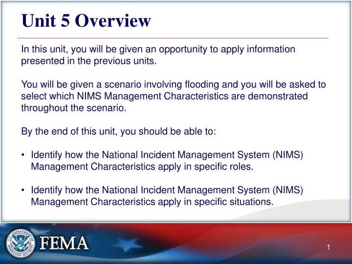 unit 5 overview