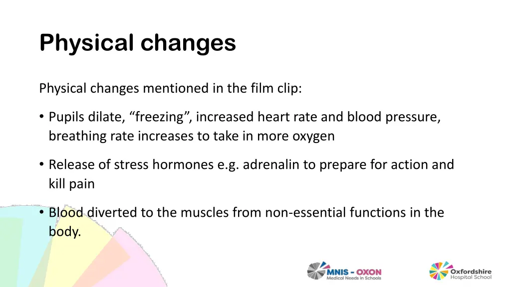 physical changes