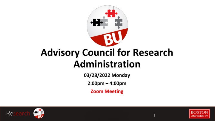 advisory council for research administration