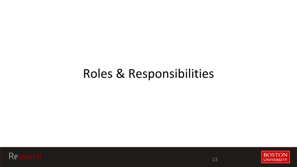 roles responsibilities