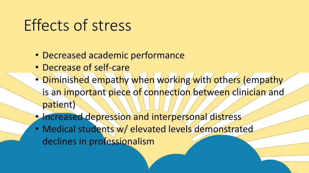 effects of stress