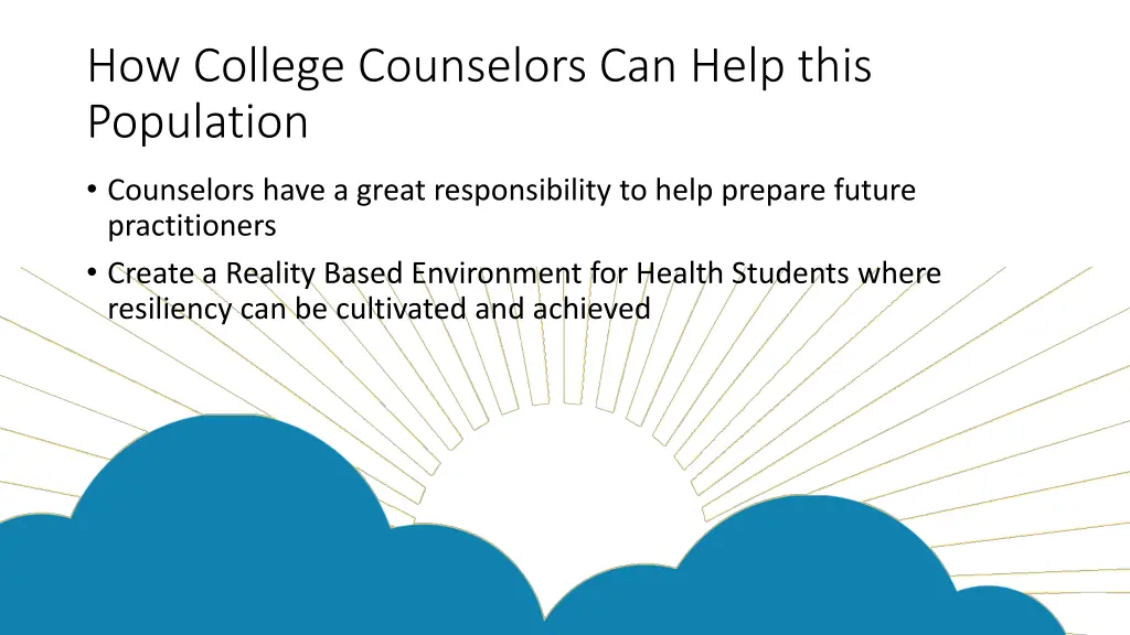 how college counselors can help this population