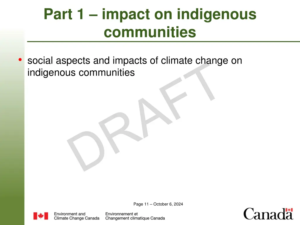 part 1 impact on indigenous communities