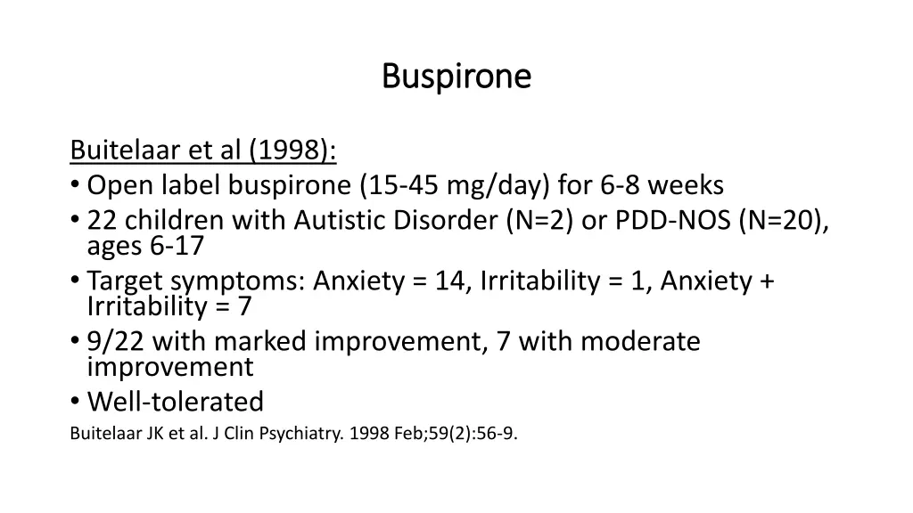 buspirone buspirone