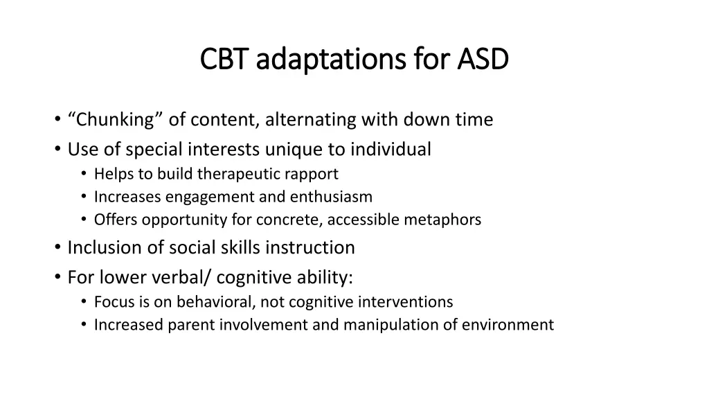 cbt adaptations for asd cbt adaptations for asd