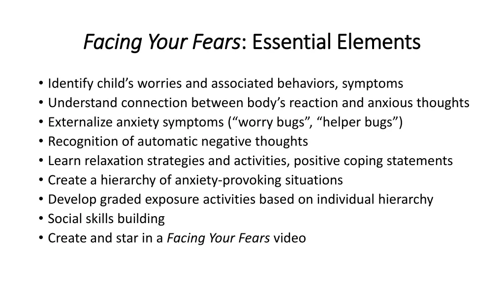 facing your fears facing your fears essential