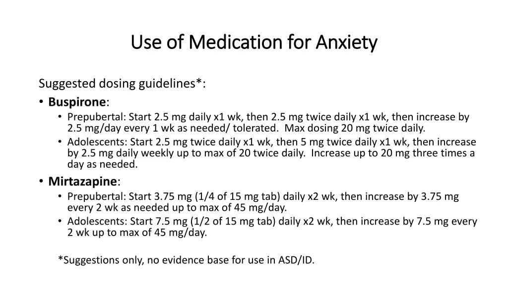 use of medication for anxiety use of medication 2