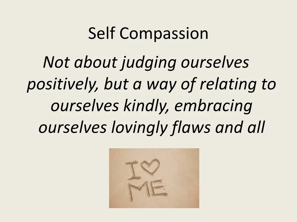 self compassion