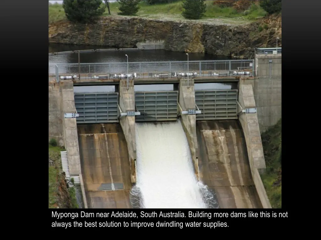 myponga dam near adelaide south australia