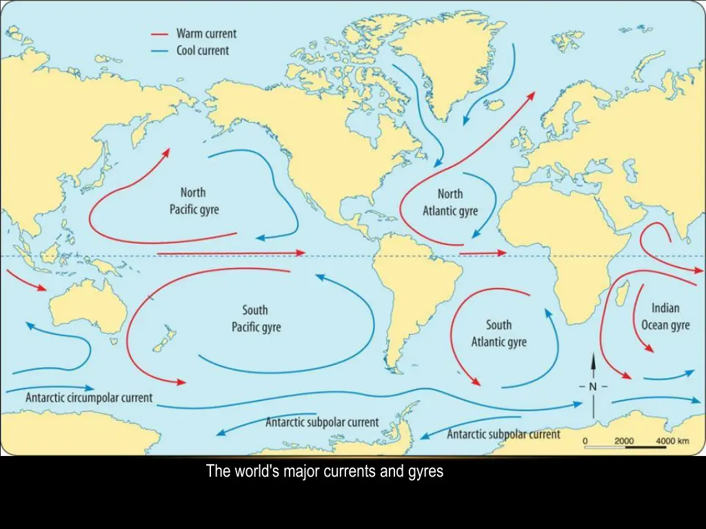 the world s major currents and gyres