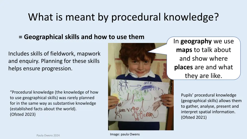 what is meant by procedural knowledge