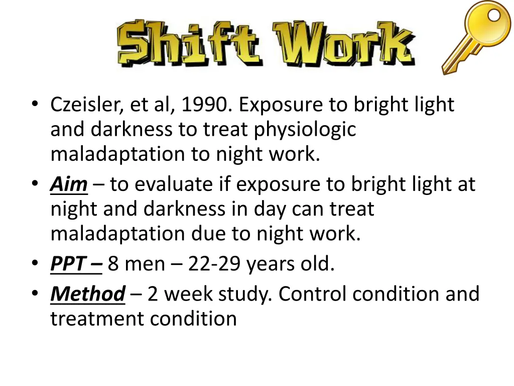 czeisler et al 1990 exposure to bright light